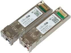 MikroTik S+2332LC10D | SFP+ Module | 10Gb/s, LC/UPC, 10km, Pair (RB/S+23LC10D + RB/S+32LC10D) (5902560365931)