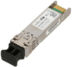 MikroTik S+C55DLC10D | SFP+ Module | CWDM, 10Gb/s, 1550nm, 2x LC, 10km, DDM, Single mode (5903148916811)