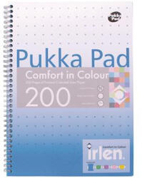 Pukka Pad Spirálfüzet, A4, vonalas, 100 lap, PUKKA PAD "Irlen Jotta Turquoise