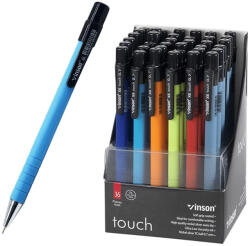 Vinson Golyóstoll nyomógombos gumírozott test Vinson X6 vegyes display 36 db - toptoner