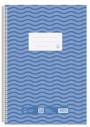 Fűzfői Papírmanufaktúra Spirálfüzet, A4, vonalas, 80 lap, FŰZFŐI "Novum