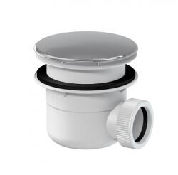 Slovarm Zuhanytálca-szifon, Ø90-es átmérőhöz, műanyag fedlap, króm 620924 (620924)