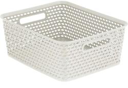 Keter Style M méretű rattan kosár 18L, krémszínű (205845) (205845)