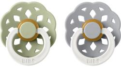 BIBS Boheme Natural Rubber Night Size 2: 6+ months cumi Sage / Cloud 2 db