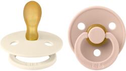 BIBS Colour Size 2: Symmetrical 6+ months cumi Ivory / Blush 2 db