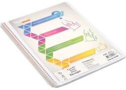 Notte Füzet Notte A4 személyre szabható zsebbel, 100 négyzetrácsos lap