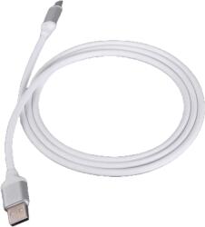 ABYZ Adat- és töltőkábel 2M hosszú, USB A - TYPE-C fehér (A-10571)