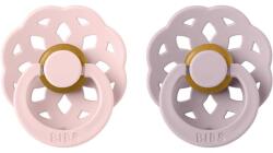 BIBS Boheme Natural Rubber Size 2: 6+ months cumi Blossom / Dusky Lilac 2 db