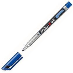 STABILO Alkoholos marker, 1 mm, kúpos, STABILO "Write-4-all", kék (corTST14641)
