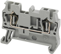 Schneider Electric Schneider Linergy TR - Rugós sorkapocs, átmenő típusú, 2 csatlakozási ponttal, 2.5mm2 névleges keresztmetszettel, szürke, NSYTRR22 (NSYTRR22)