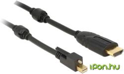 Delock Mini DisplayPort HDMI Átalakító Fekete 2m 83730 (83730)