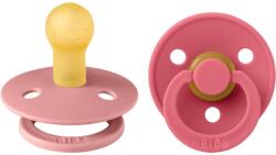 BIBS Colour Natural Rubber Size 1: 0+ months cumi Dusty Pink / Coral 2 db
