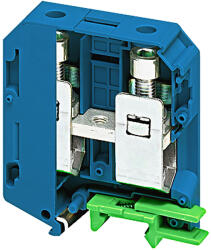 Schneider Electric Linergy TR terminals blocks - NSYTRV702BL - Csavaros egyszintes átkötőkapocs 1x1 csatlakozás 20, 3 mm 70 mm2 192A - es kék (NSYTRV702BL)