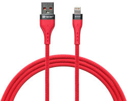 Tracer TRAKBK47492, Lightning apa - USB A apa, 1 m, 48 W, 480 MB/s, Piros, Kábel (TRAKBK47492)