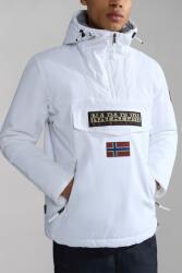 Napapijri Napapijri, Rainforest bebújós télikabát logóval, Fehér, L (NP0A4GMD-0021-L)