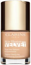 Clarins Skin Illusion Velvet machiaj lichid cu un finisaj mat cu efect de nutritiv culoare 102.5C 30 ml