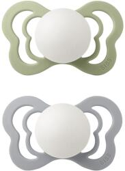 BIBS Couture Glow Silicone Size 2: 6+ months cumi Sage / Cloud 2 db