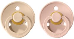 BIBS Colour Natural Rubber Size 1: 0+ months cumi Vanilla / Blush 2 db