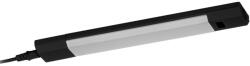 OSRAM Linear Edge Sensor - 30cm-es RGBW bútorvilágító lámpa, beépített infraszenzorral, fekete, távirányítóval, 4W, 230lm, 3000K, IP20 (4058075842601)