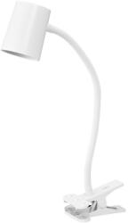 OSRAM Office Line Desk Trapezium Clip - Fehér asztali lámpa cserélhető GU10 foglalattal, 170° hajlítható karral és csipesz rögzítéssel, IP20, max. 9W (4058075843127)