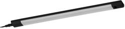 OSRAM Linear Edge Sensor - Fekete bútorvilágító lámpa 8W, állítható színhőmérséklet (3000K/4000K/6500K), IR érzékelővel, fényerőszabályozható, 30cm hosszú (4058075842564)