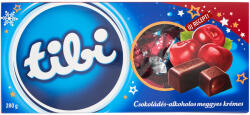 tibi szaloncukkor csokoládés-alkoholos meggyes krémmel -280g