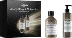 L'Oréal L’Oreal Professionnel Serie Expert Absolut Repair Molecular DUO professzionális rutin készlet, sérült hajra, peptidkötésekkel és 5 aminosavval, helyreállítja a haj makromolekuláris szerkezetét, sampon