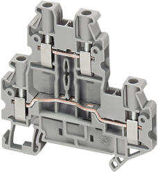 Schneider Electric NSYTRV44D Csavaros kétszintes átkötőkapocs 1x1 csatlakozás 6, 2 mm 4 mm2 30A-es Schneider (NSYTRV44D)