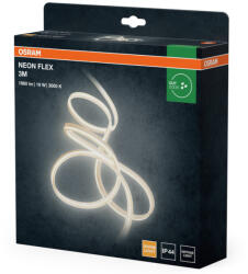OSRAM Neon Flex IP44 3M 830 - Dekoratív melegfehér LED szalag kültéri használatra, homogén fényhatás, 19W, 3000K, 1000lm, 3m hossz, rugalmas (4099854449116)