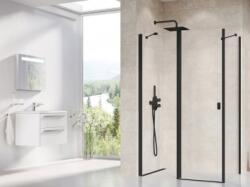 RAVAK Chrome CRV2+CRV2 zuhanykabin fekete 100x100 (1QVA0300Z1+1QVA0300Z1)