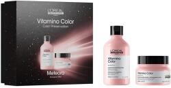 L'Oréal Serie Expert Vitamino Color DUO professzionális hajápoló rutinkészlet, A hajszín hosszú távú megőrzéséért, Resveratrol tartalmú formula, Antioxidáns technológia, Javítja a rostok