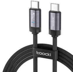 Toocki USB C 5A 240W kábel 2m szürke (TXCTT3-FZA0G) (TXCTT3-FZA0G)