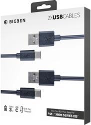 Bigben Interactive USB 2.0 Type C Átalakító Fekete 3m 2807142 (2807142)