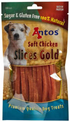 Antos Recompense pentru caini Antos, Slices Gold, Pui, 100 g