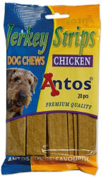 Antos Recompense pentru caini Antos Jerkey Strips Chicken 20 bucati