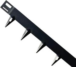 ECCO Acél szegélyléc CORE 10 x 100 cm, fekete (EC002)