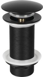 Differnz Ventil lung lavoar Push-Open 1 1/4" negru mat (30.414.67)
