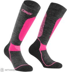 Crazy WOOL térdzokni, pop (EU 35-38)