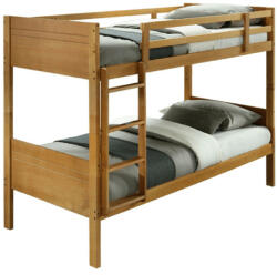 TEMPO KONDELA Emeleteságy, masszív fa, tölgy, MAKIRA