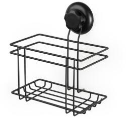 Compactor Bestlock Black Kicsi fürdőszobai, tapadókoronggal, fúrás nélkül, teherbírás 6 kg-ig (RAN9776)