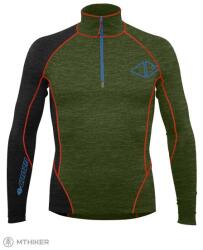 Crazy Pull Fahrenheit Zip póló, erdő (L)