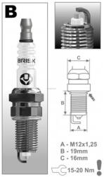 BRISK gyújtógyertya BR14YS-9 Super sorozat (M231-151)