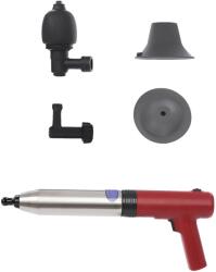  Elektromos WC-dugattyú, nagynyomású levegő-mechanizmus, sokoldalú lefolyó-feloldás, piros