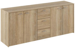 Tempo Kombinált komód, sonoma tölgy, HUGOS 180