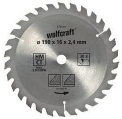wolfcraft - Fűrészlap HM 20fogú 160mm