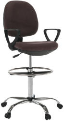 Tempo Magasított munkaszék, barna/fekete, TAMBER