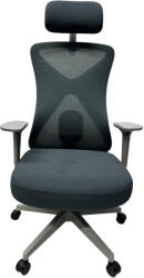 Aarven Aarven, Gri, Suport brațe 3D, Suport cap 2D, Spătar, Scaun de birou / 2pcs/
