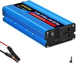  Tápinverter, DC 12V bemeneti feszültség, AC 220V¬±10% kimeneti feszültség, 50Hz frekvencia, 12V 3000W 220V
