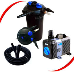 Sunsun CPF-15000 nyomásszűrő szett CTP-8000 szivattyúval + 3 m tömlő és indító baktérium