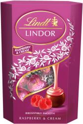 Lindt Lindor Málnás Krémes Cornet Cukorka 200 g (8003340805740)